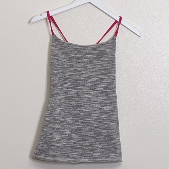 Women's Lululemon Dancing Warrior Tank We Are From Space Silver Magenta- Size 4 - Picture 1 of 6